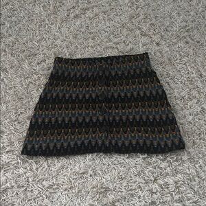 Free People Chevron Mini Skirt
